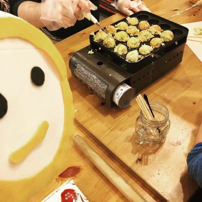 ベビーカステラ調理の様子