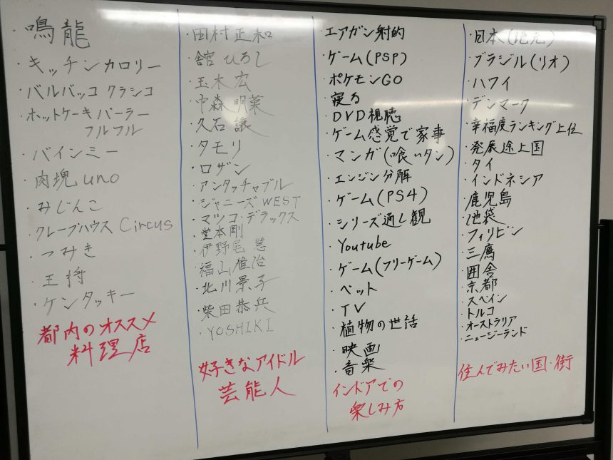 ニューロトークを行った様子