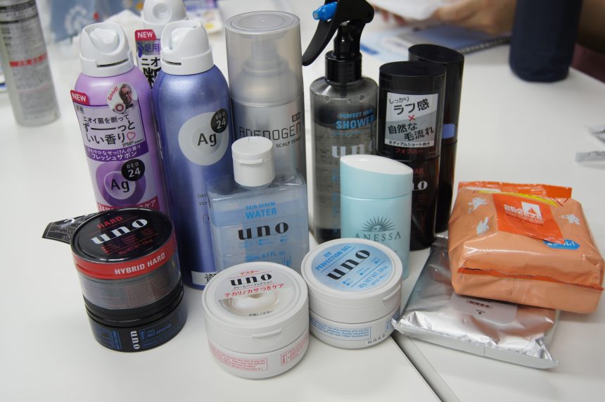 資生堂様出張プログラムで使用したアイテム