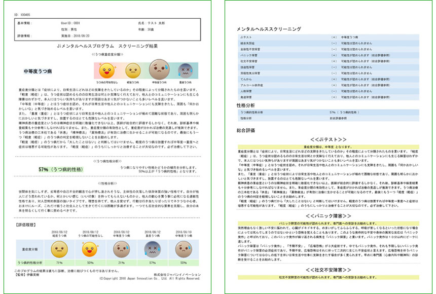 スクリーニング結果例