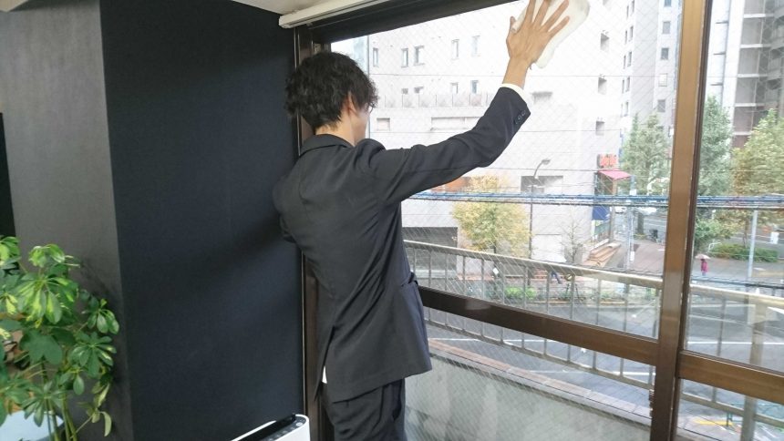 清掃プログラムの様子