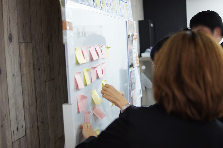 ジョブコーチの北田さんより、ワークショップを交えた講義