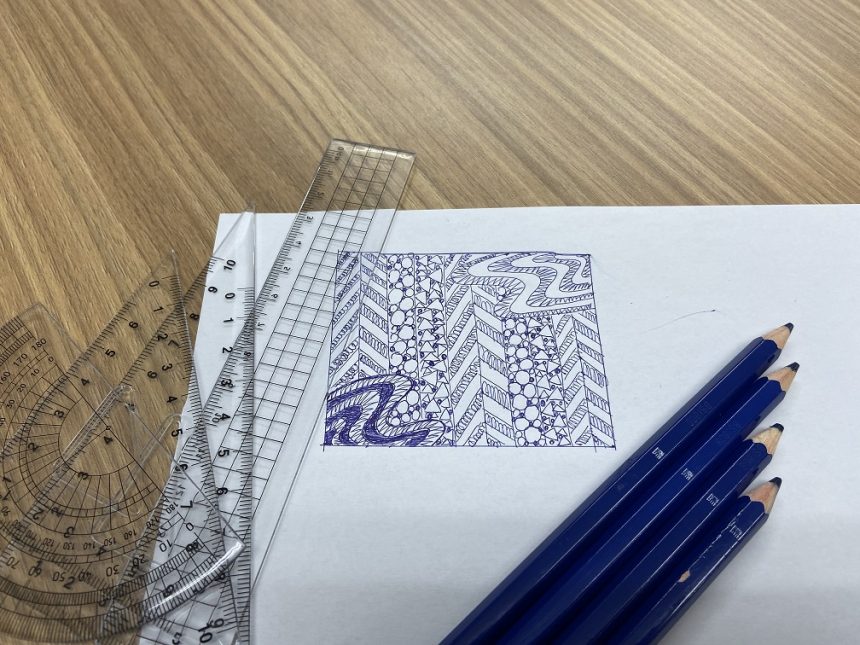 パターンアートの様子