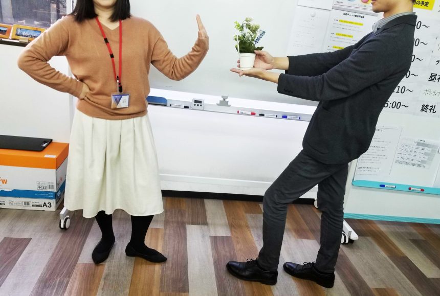 「EQ　こころの知能指数」スタッフによるロールプレイ