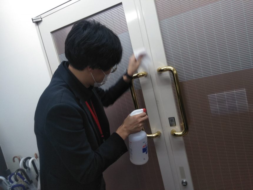 清掃プログラムの様子