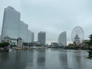 ウォーキングでみなとみらい散策