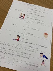 「個別訓練」のお時間