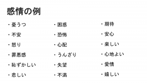 自分の気持ちを捕まえよう