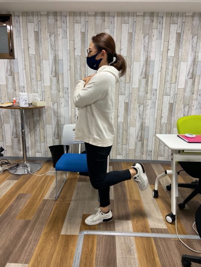 閉眼・片足立ちテスト