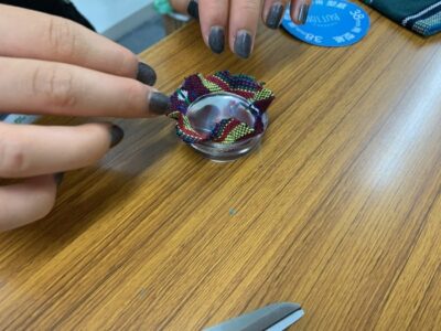 くるみぼたん 制作途中